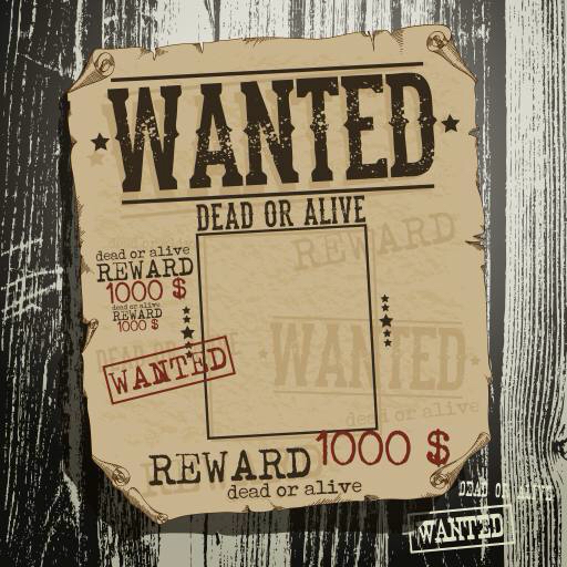 poster, wanter, mort, viu, recompensa Aqua