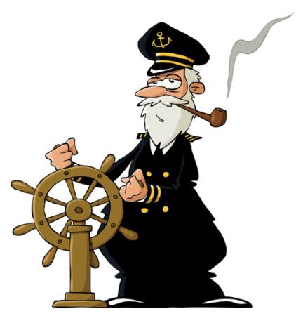marinar, mare, căpitane, roată, țeavă, fum Dedmazay - Dreamstime