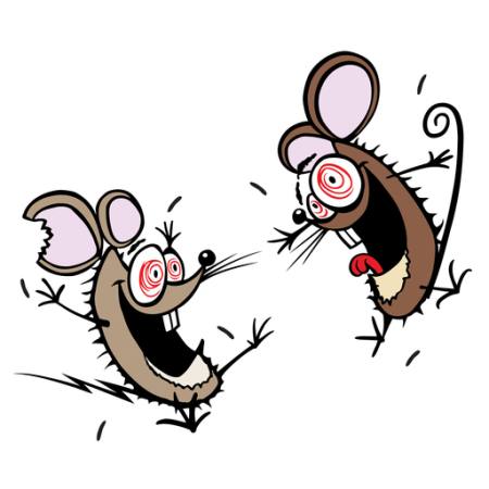 mouse-ul, șoareci, nebun, fericit, două Donald Purcell - Dreamstime