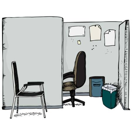 de birou, scaun, gunoi, hârtie Eric Basir - Dreamstime