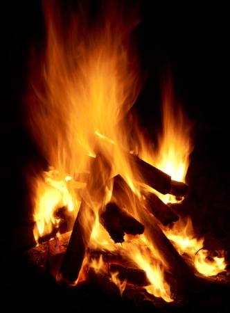 foc, lemn, arde, întuneric Hong Chan - Dreamstime