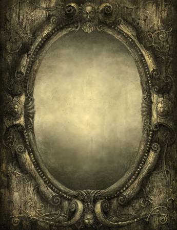 perete, oglinda, ovale, obiect Rainbowchaser - Dreamstime