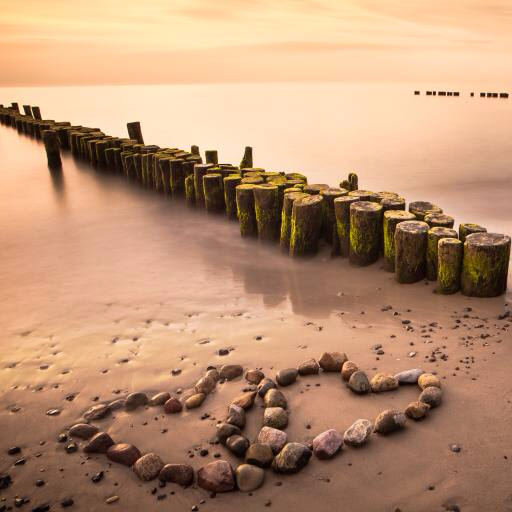 de apă, inima, inima, pietre, lemn, nisip, plaja Manuela Szymaniak (Manu10319)