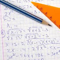 creion, numere, matematica, portocaliu Dleonis