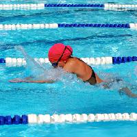 înot, înotător, roșu, cap, femeie, sport, apă Jdgrant