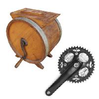 roată, instrument, obiect, mâner, de spin, lemn Ken Backer - Dreamstime