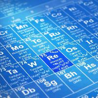 Pixwords Imaginea cu de masă, tabelul periodic, , elemente periodice, albastru Anna Penigina (Outline205)