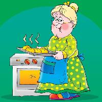 pâine, cuptor, bucătar, aragaz, verde, vechi, bunica Alexey Bannykh (Alexbannykh)