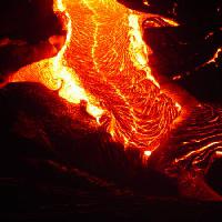 Pixwords Imaginea cu lava, vulcan, roșu, cald, foc, de munte Jason Yoder - Dreamstime