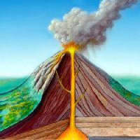 erupție, desen animat, natura, foc, fum Andreus - Dreamstime
